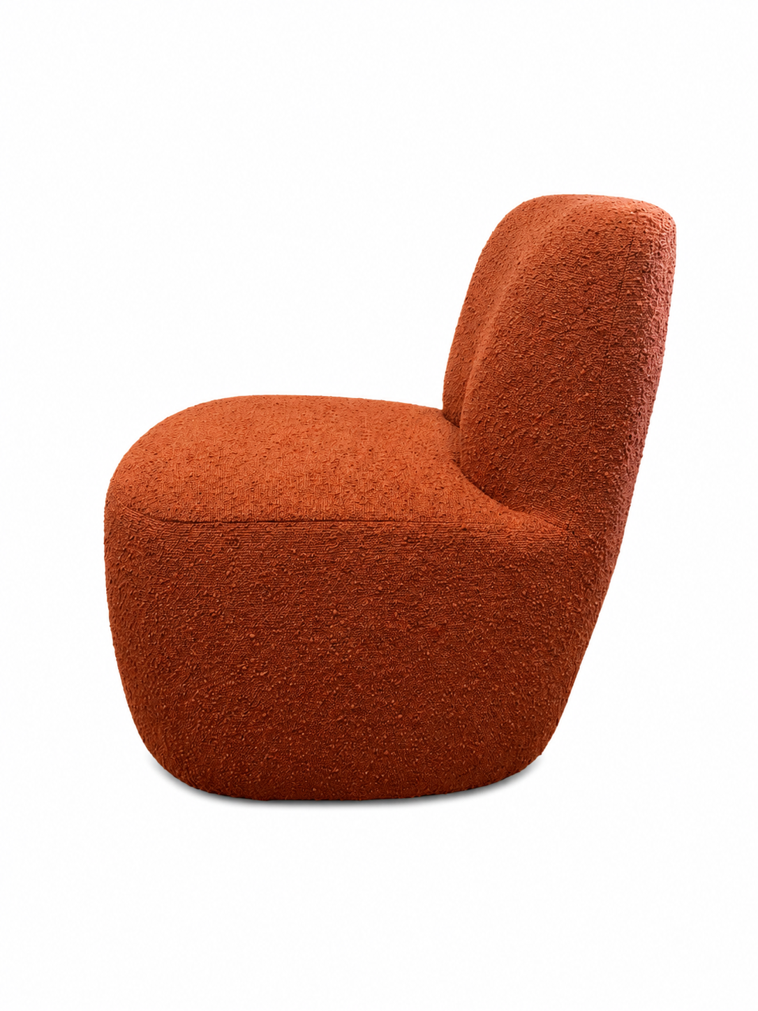 Pulp - Fauteuil bouclette terracotta