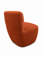 Pulp - Fauteuil bouclette terracotta