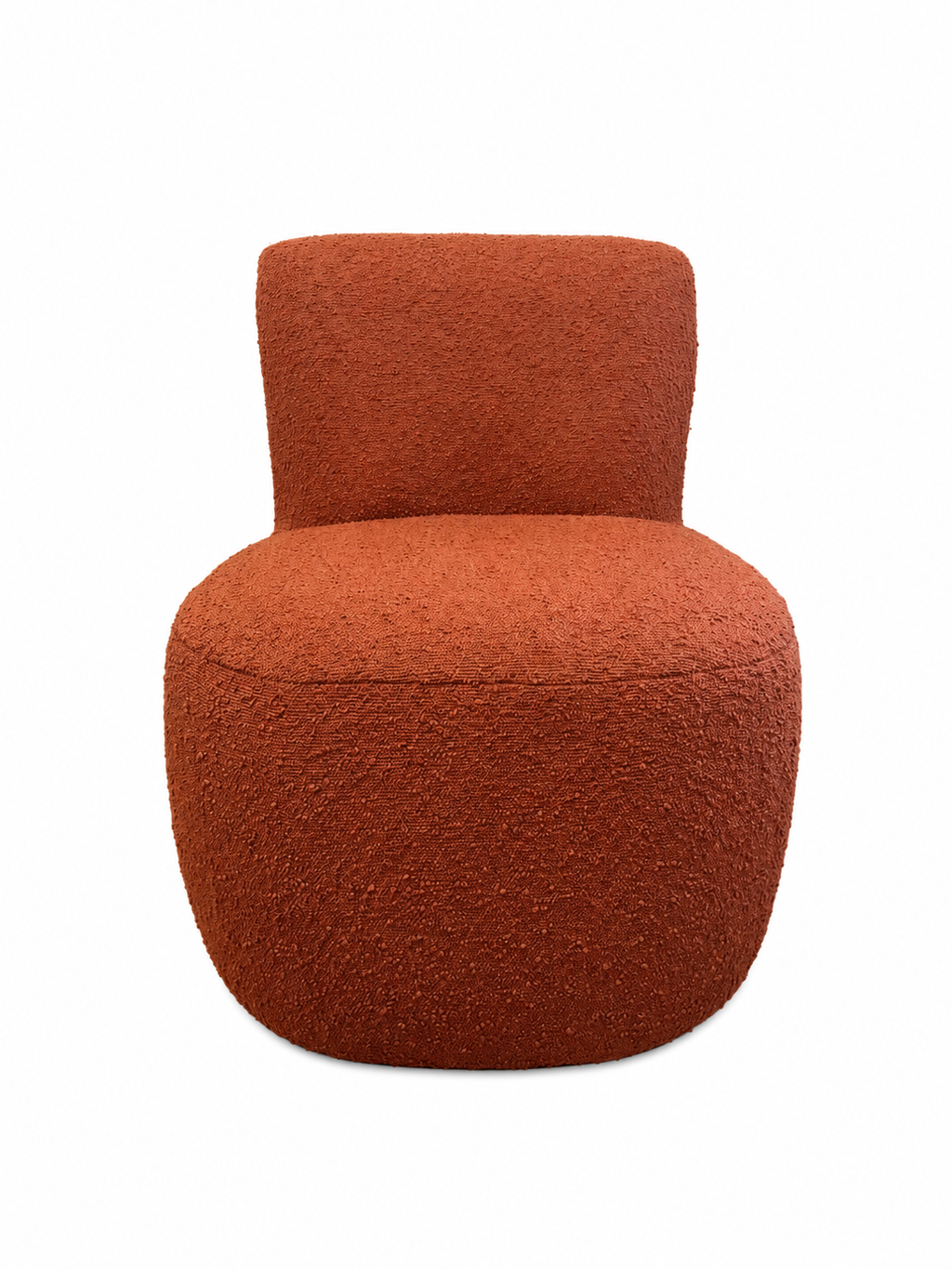 Pulp - Fauteuil bouclette terracotta