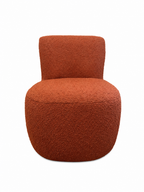 Pulp - Fauteuil bouclette terracotta