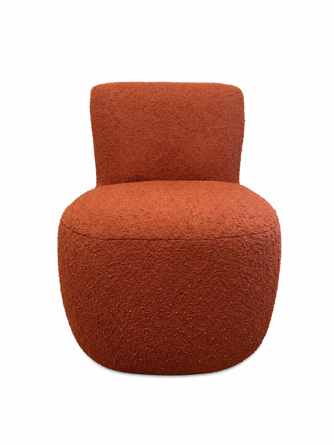 Pulp - Fauteuil bouclette terracotta