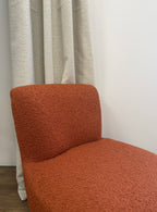 Pulp - Fauteuil bouclette terracotta