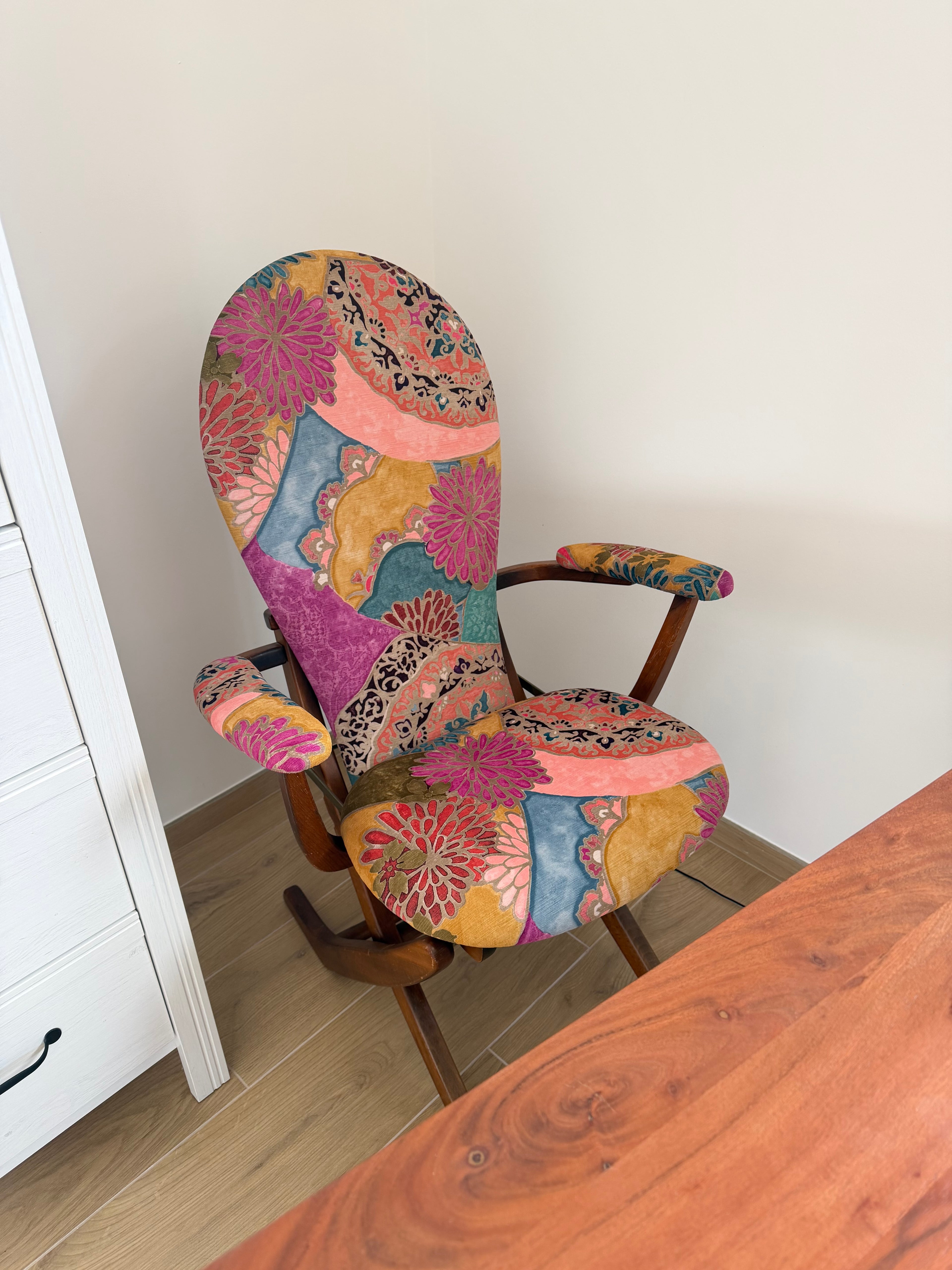 Réfection d'un fauteuil pliable 