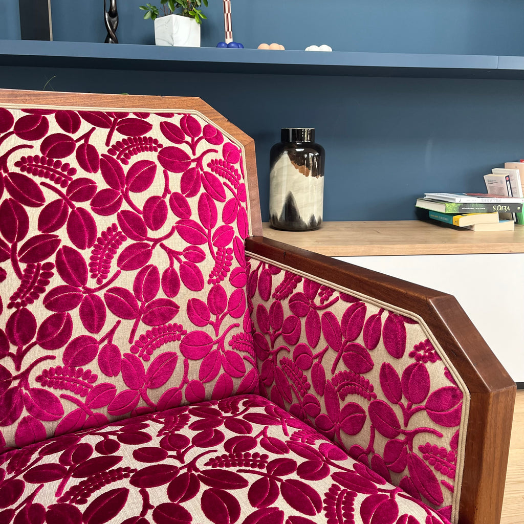 Rénovation complète d’un fauteuil Art déco des années 30 – Réfection en  traditionnel