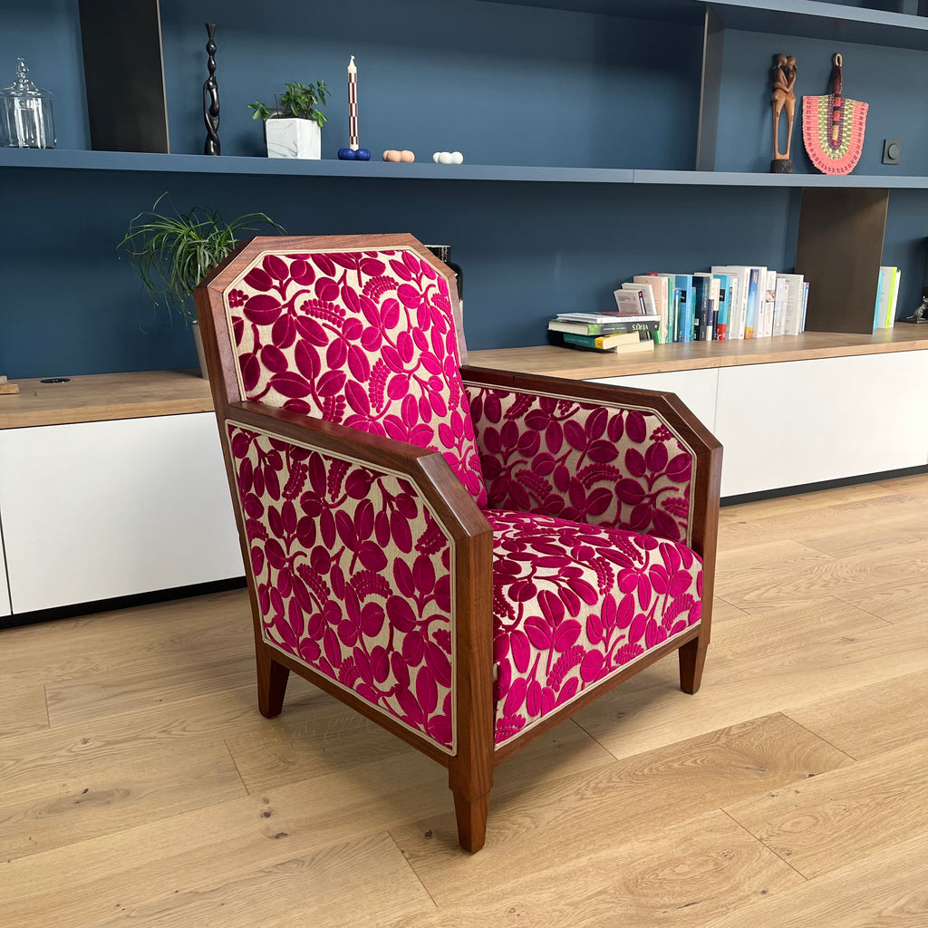 Rénovation complète d’un fauteuil Art déco des années 30 – Réfection en  traditionnel