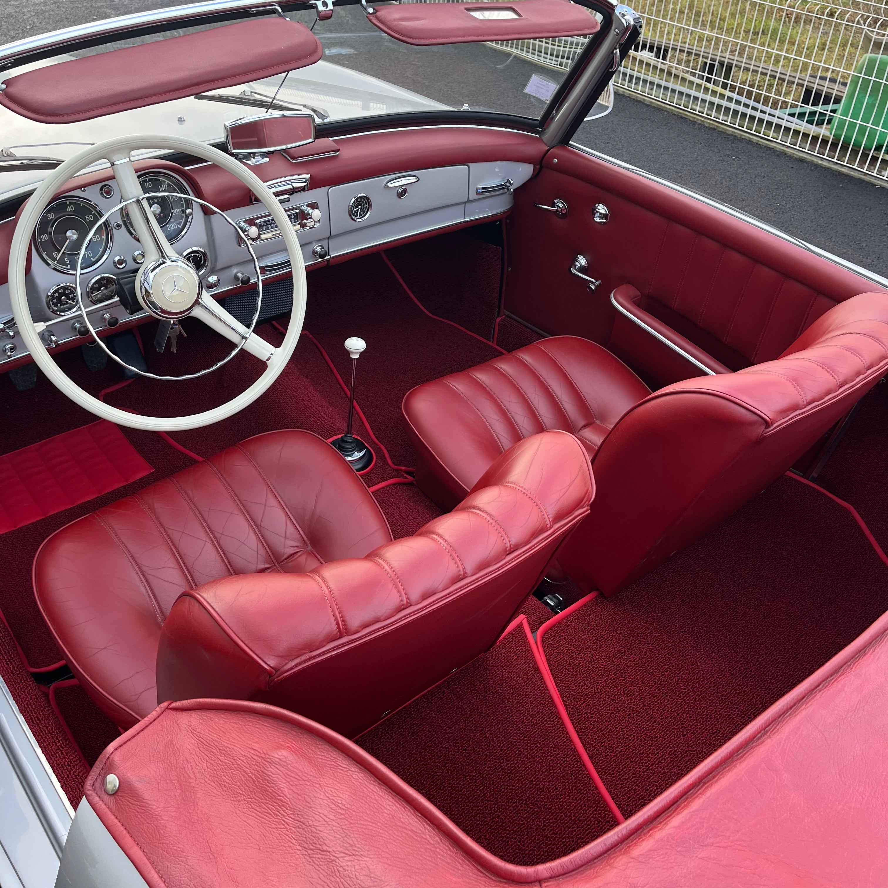 Rénovation complète de l’intérieur d’une voiture de collection