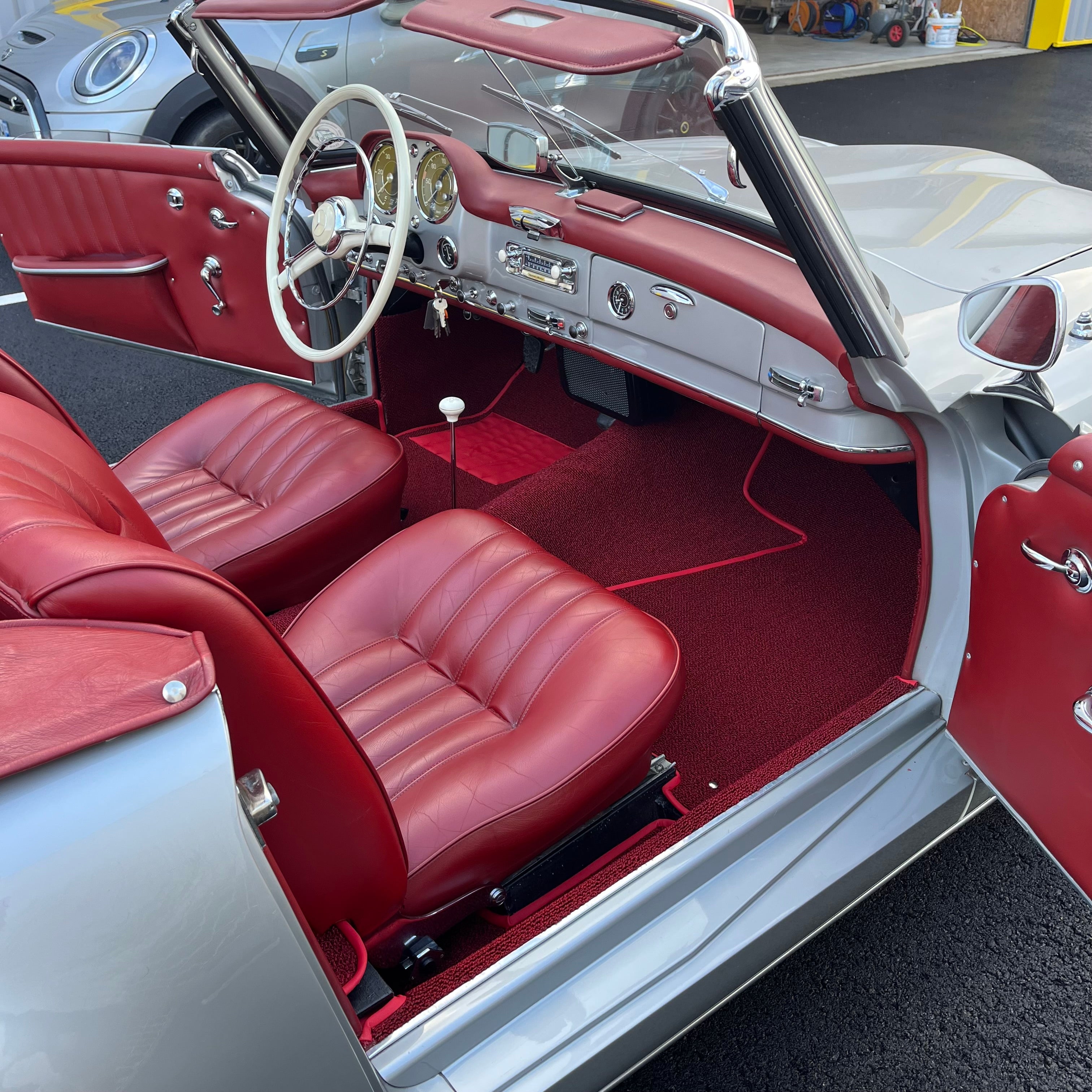 Rénovation complète de l’intérieur d’une voiture de collection