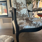 Restauration d’un fauteuil Voltaire – Réfection traditionnelle de l’assise