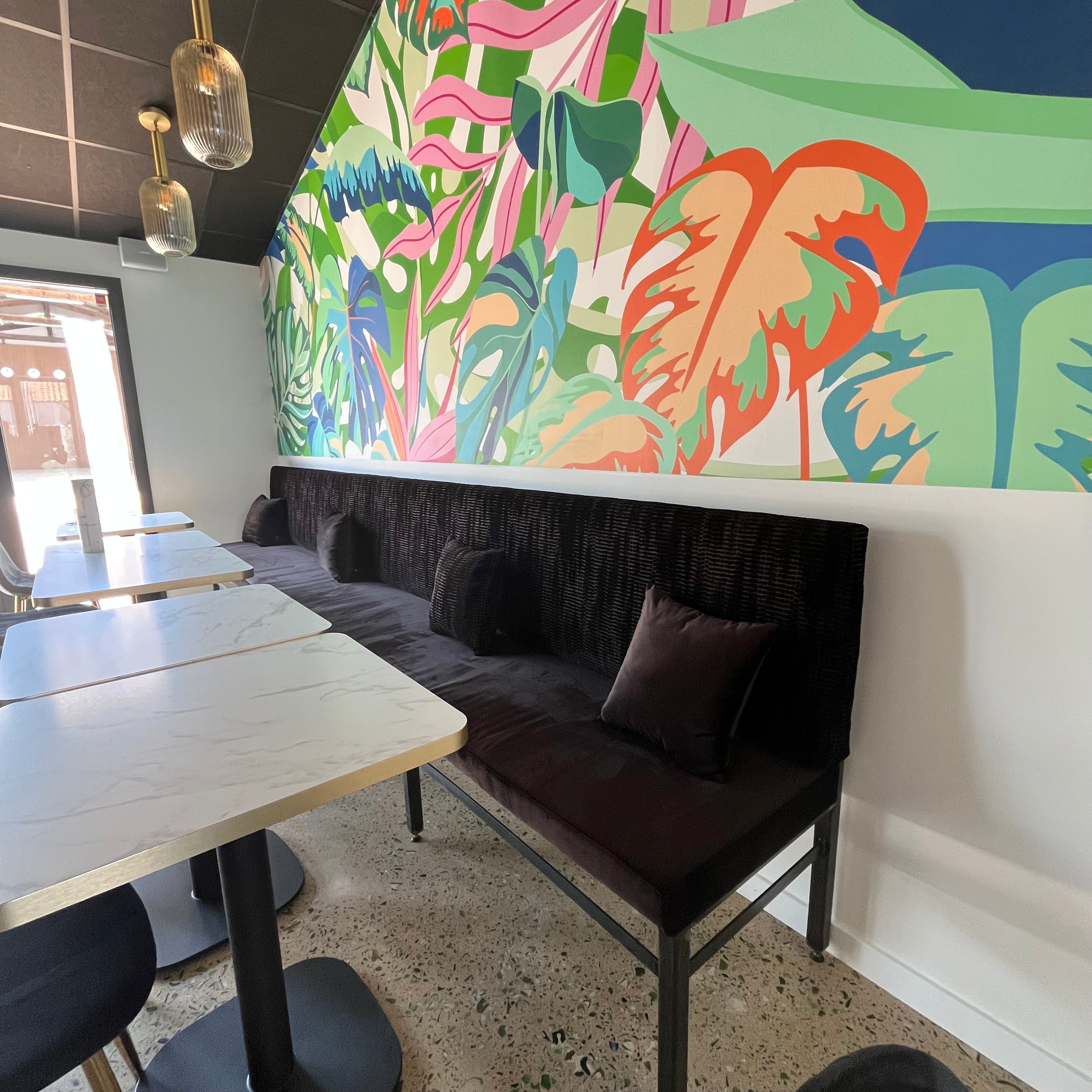 Banquettes sur mesure pour établissement professionnel