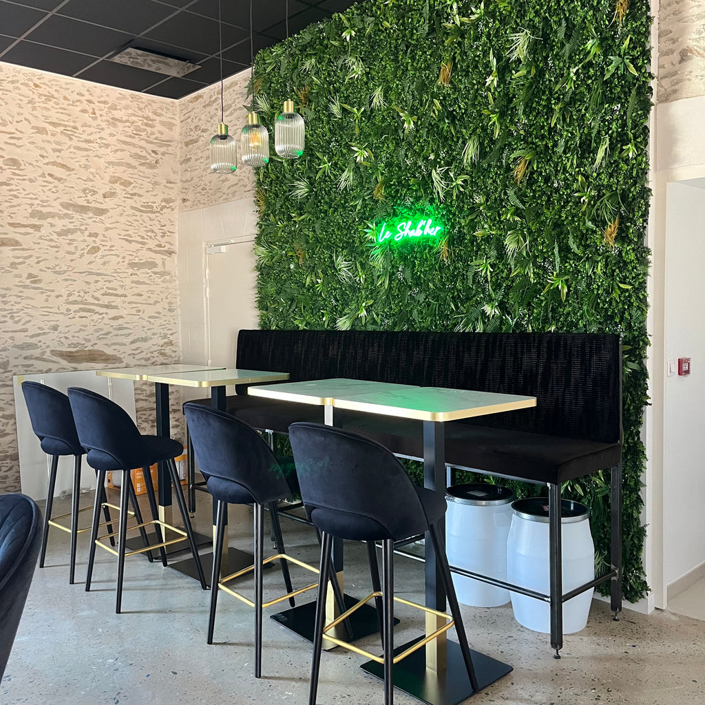 Banquettes sur mesure pour établissement professionnel