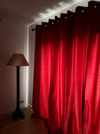 Rideaux terracotta sur mesure – Style cosy et chic