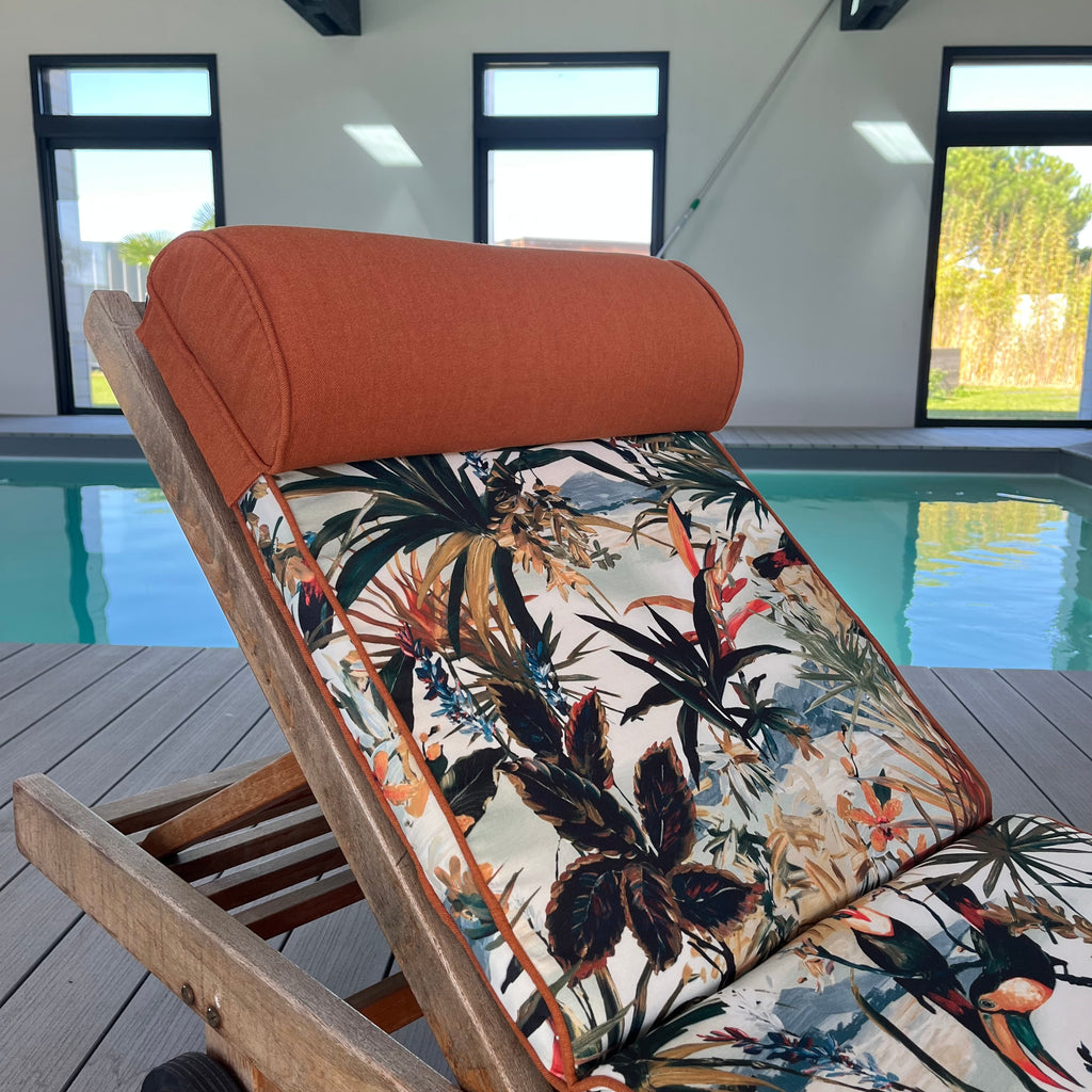 Réfection de transats – Confection de housses sur mesure pour mobilier extérieur