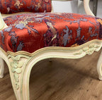 Réfection du tissu d’un fauteuil Louis XV