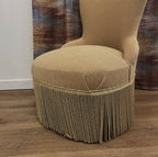 Restauration d’un fauteuil crapaud – Réfection de l’assise en semi-traditionnel