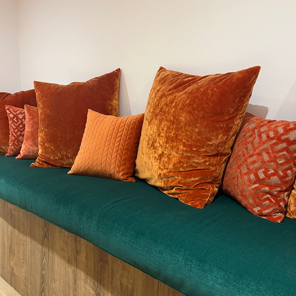 Banquette sur mesure pour un bar