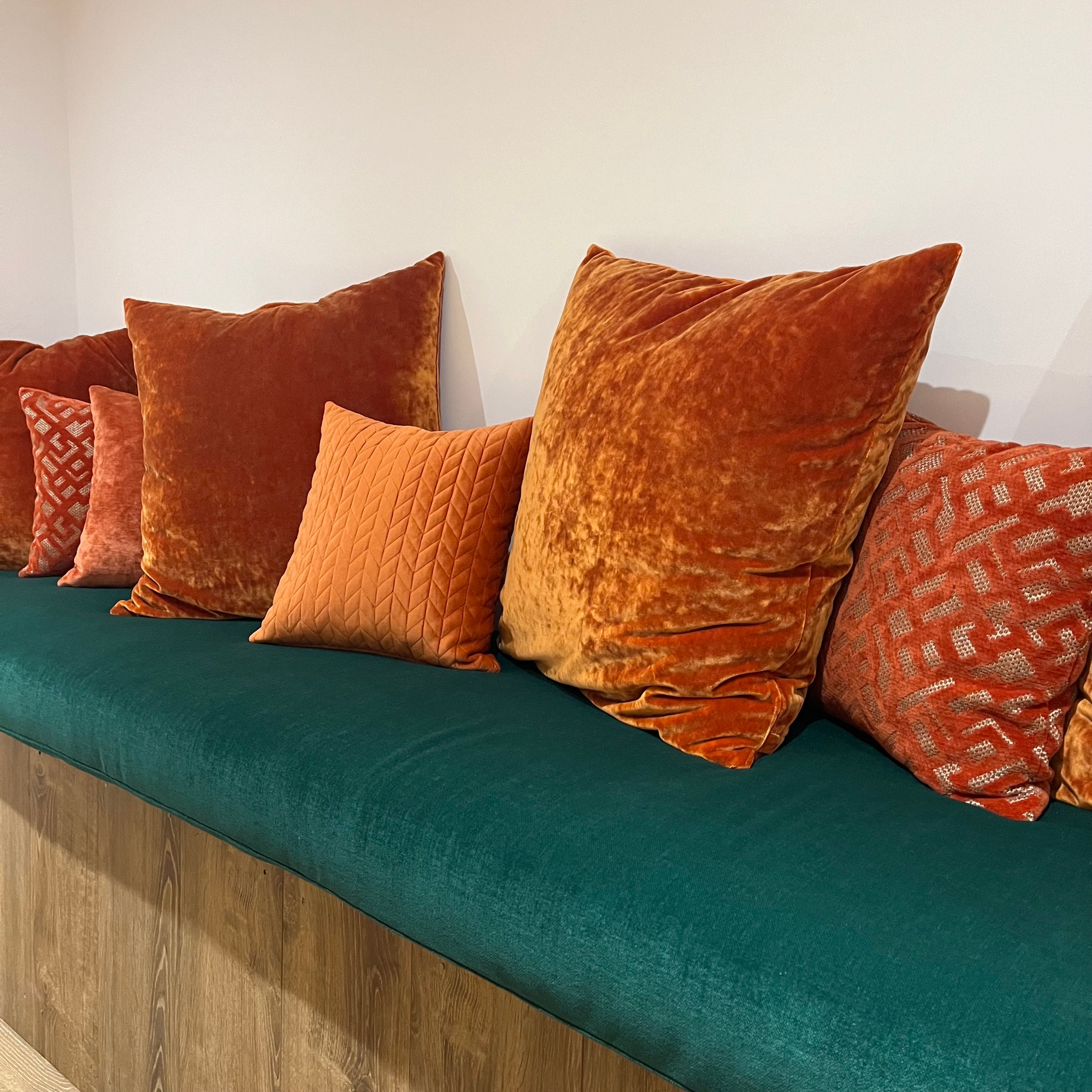 Banquette sur mesure pour un bar