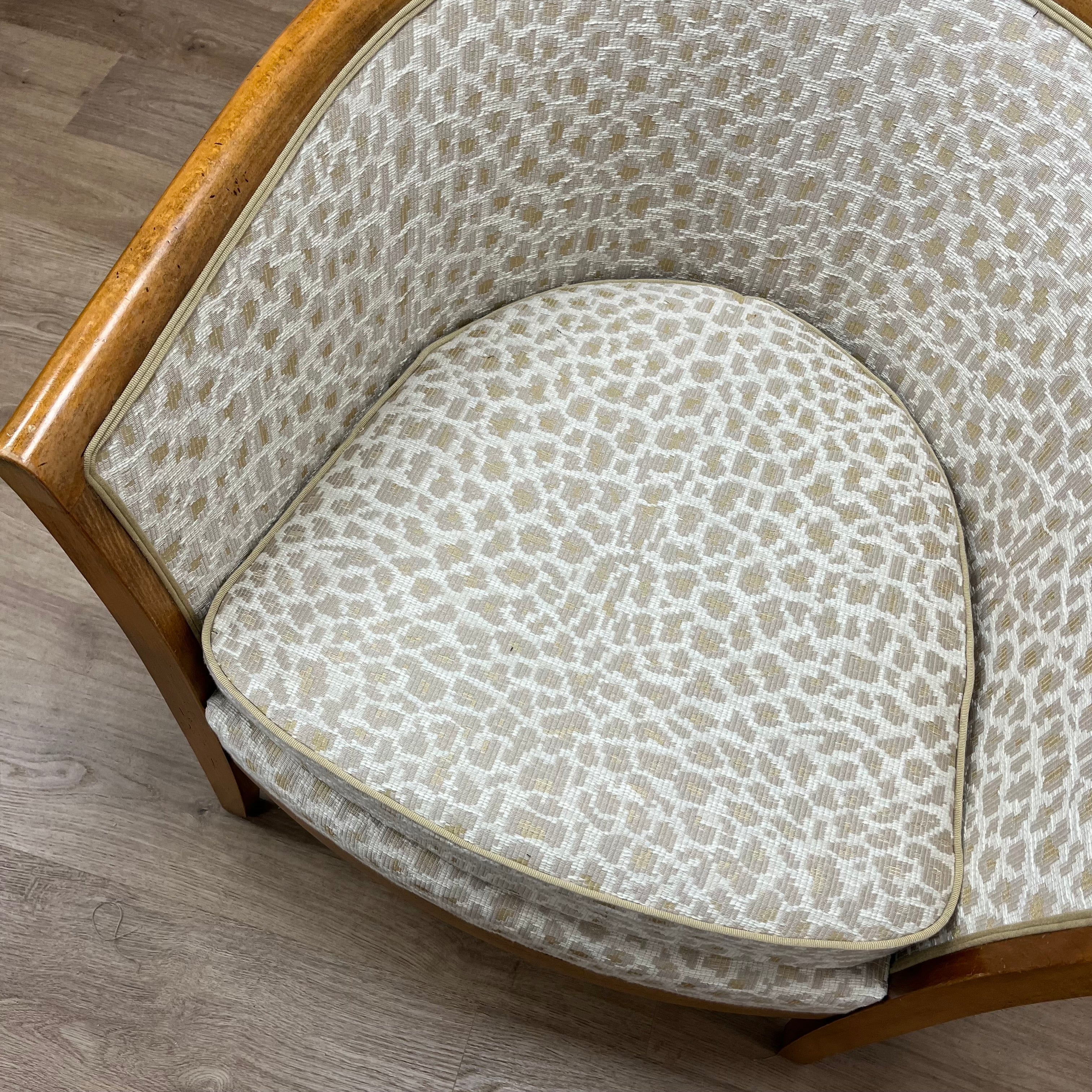 Réfection du tissu de fauteuils cabriolet