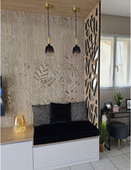 Banquette sur mesure pour un salon 